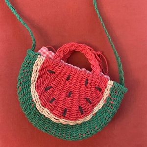 Zara wicker watermelon bag 🍉
